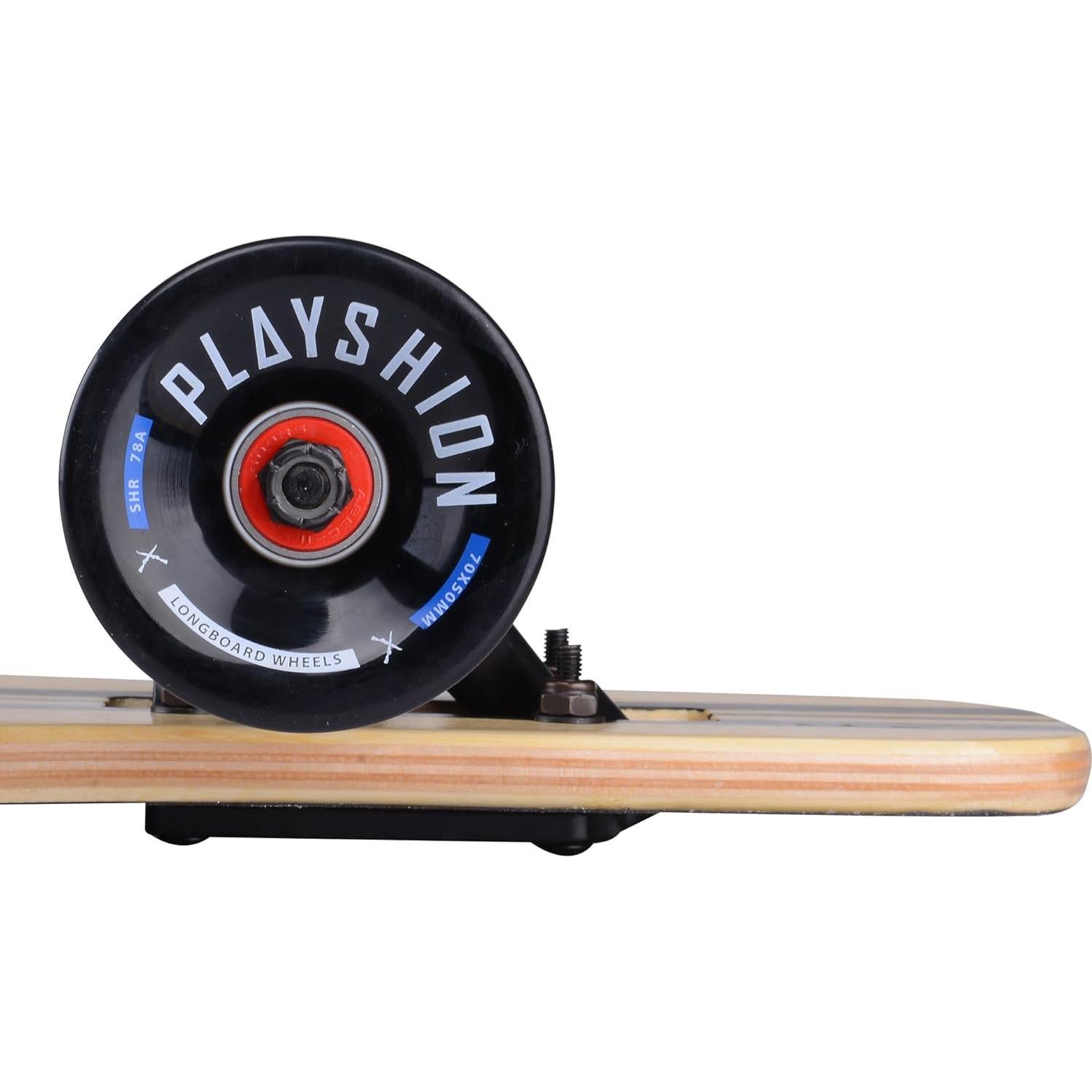 Longboard Playshion 99 cm Drop Through para Principiantes