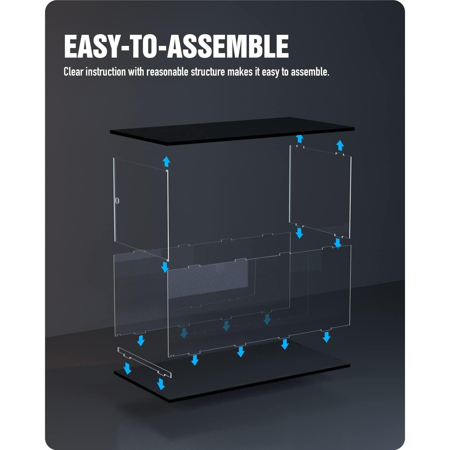 Caja de Exhibición Acrílica Nifeliz para Modelos 1:8