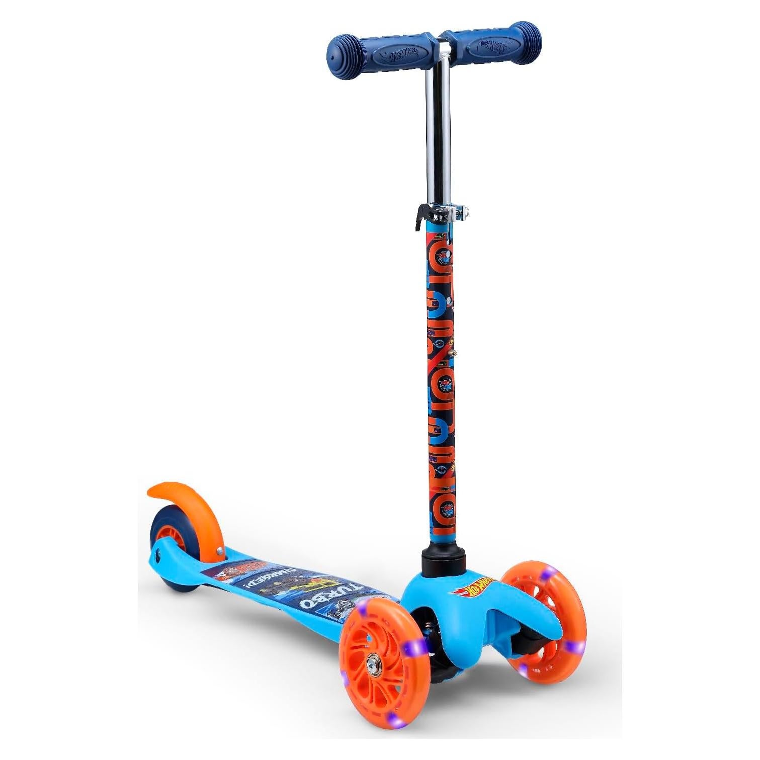 Scooter Autobalanceado Voyager Hot Wheels 3 Ruedas Iluminadas