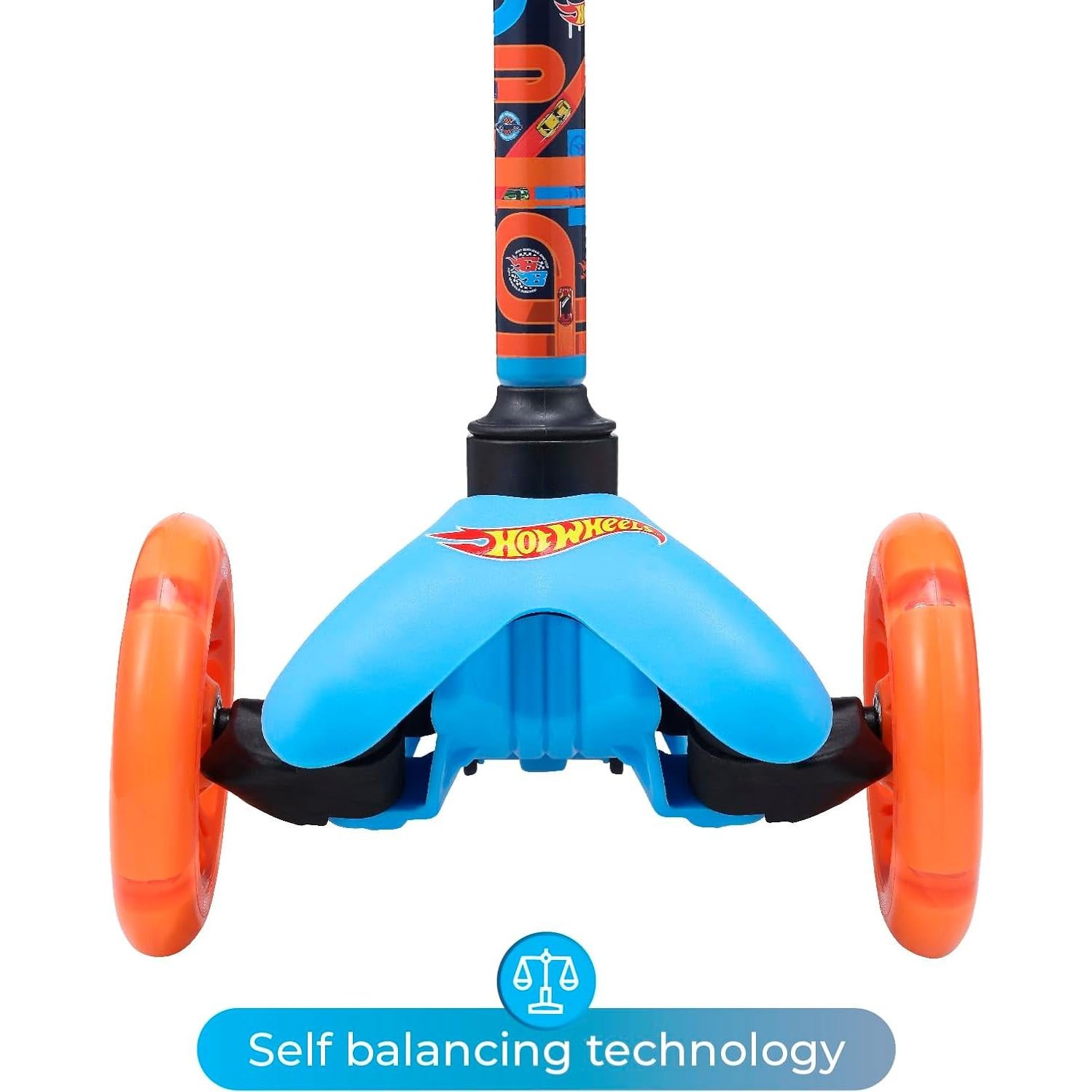 Scooter Autobalanceado Voyager Hot Wheels 3 Ruedas Iluminadas