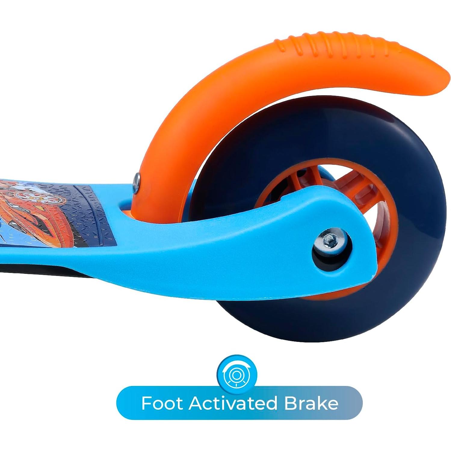 Scooter Autobalanceado Voyager Hot Wheels 3 Ruedas Iluminadas