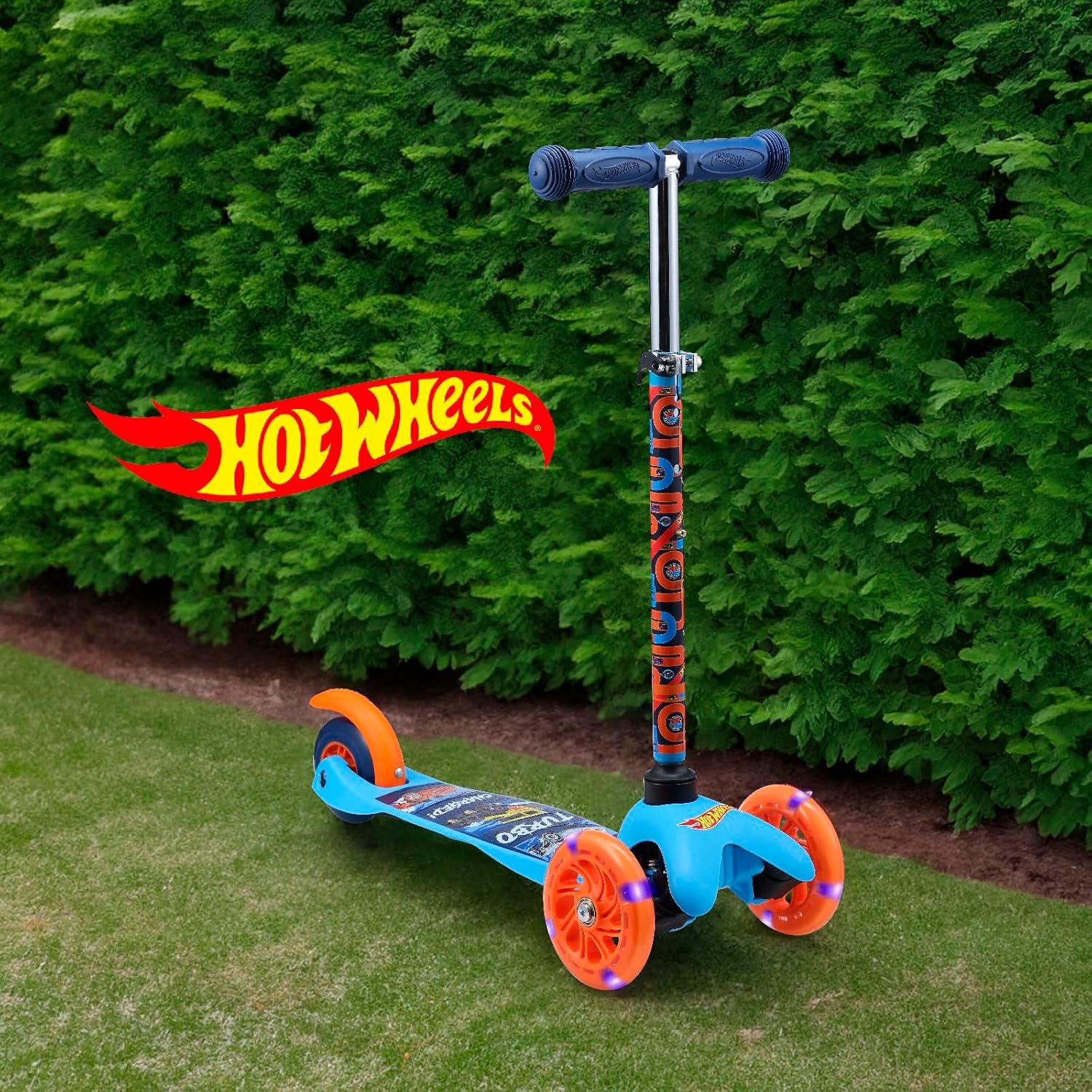 Scooter Autobalanceado Voyager Hot Wheels 3 Ruedas Iluminadas