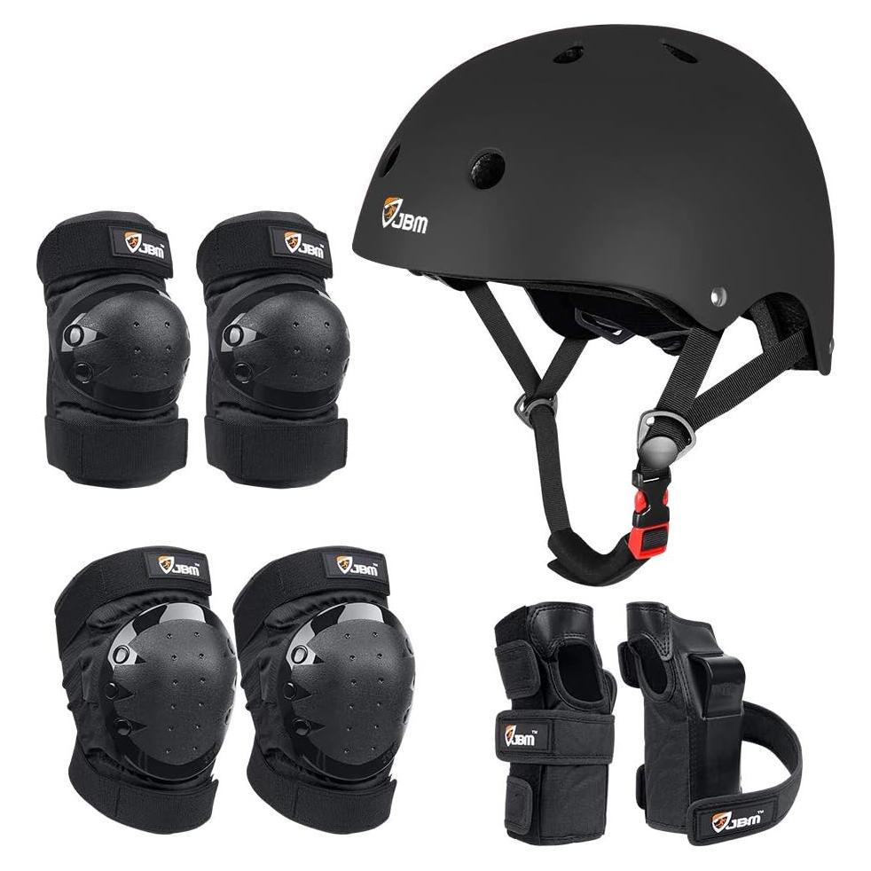 Conjunto de protección JBM para patinaje en línea y scooter