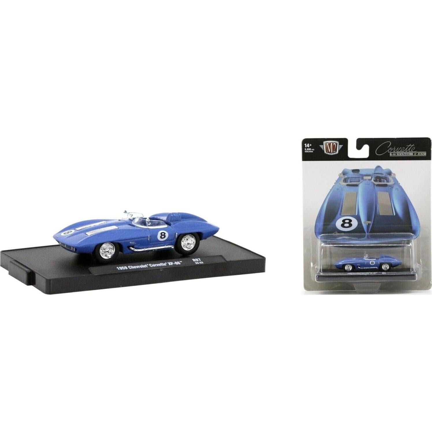 Auto a Escala 1:64 M2 Machines 1959 Chevy Corvette R97