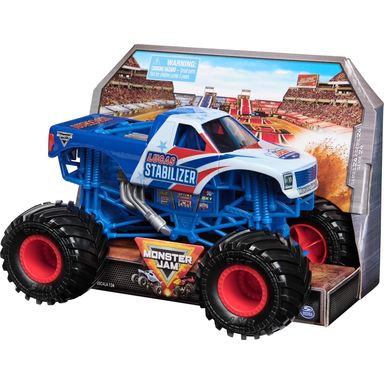 Camión Monster Jam Lucas Stabilizer 1:24 Die-Cast Spin Master