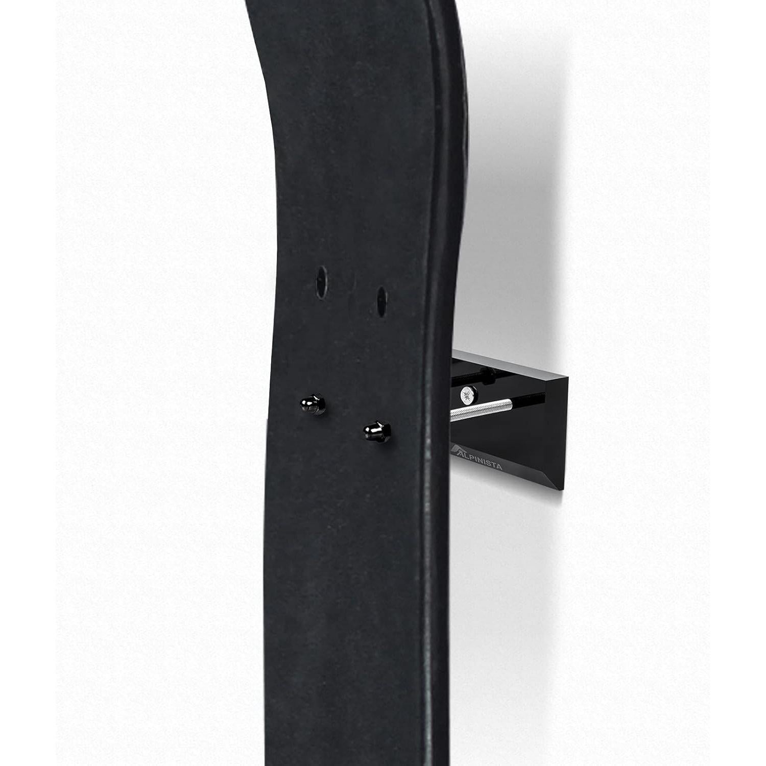 Soporte de Pared Alpinista para Skateboard Negro 2 Paquete