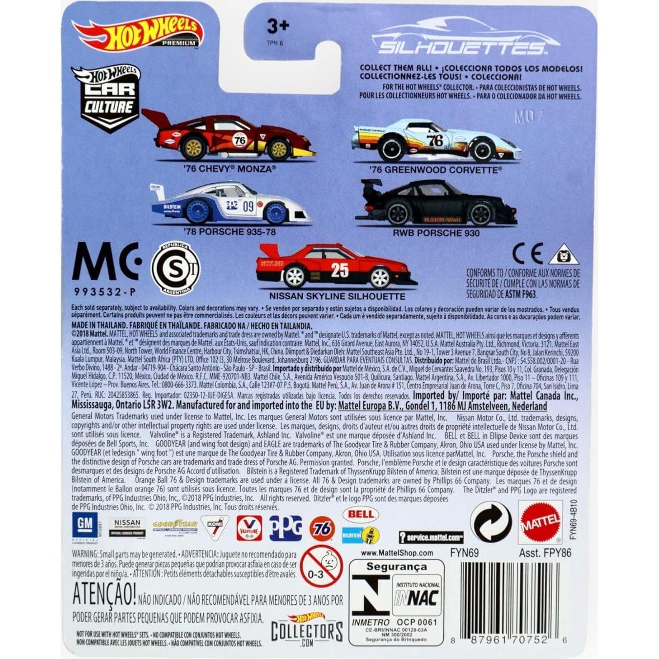 Hot Wheels 76 Chevy Monza a Escala 1:64 - Mattel