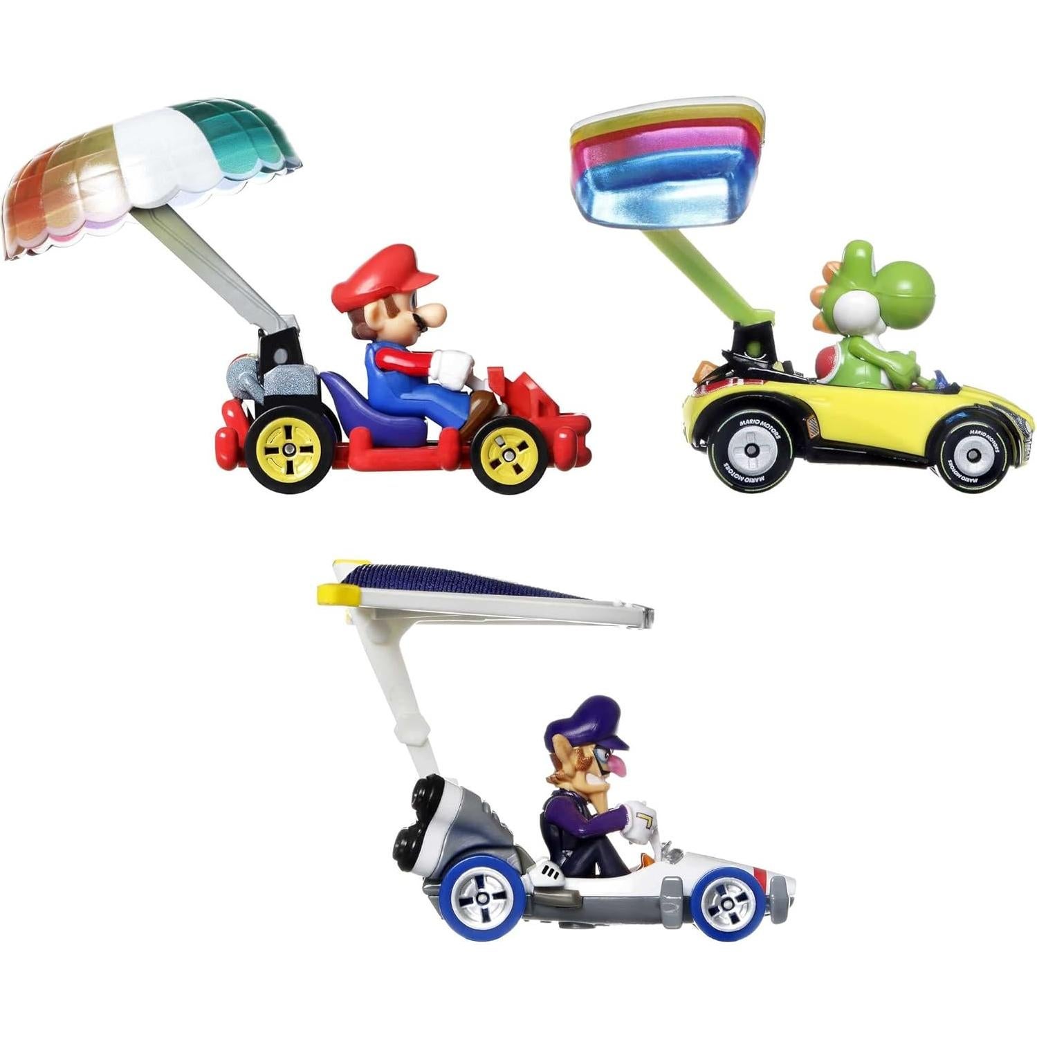 Set de 3 coches Hot Wheels Super Mario a escala 1:64