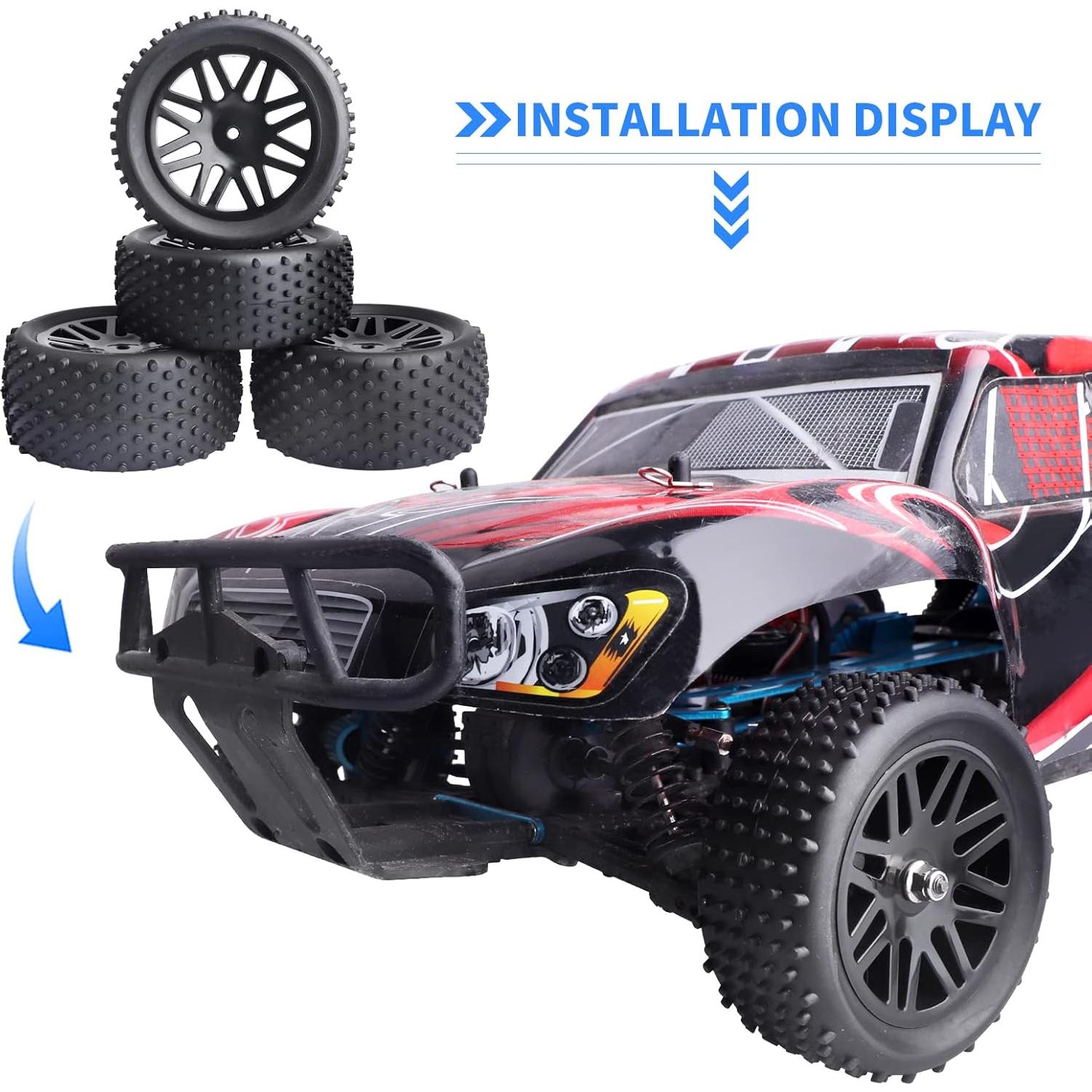 Paquete de 4 Neumáticos HobbyPark 1/10 Buggy Todo Terreno