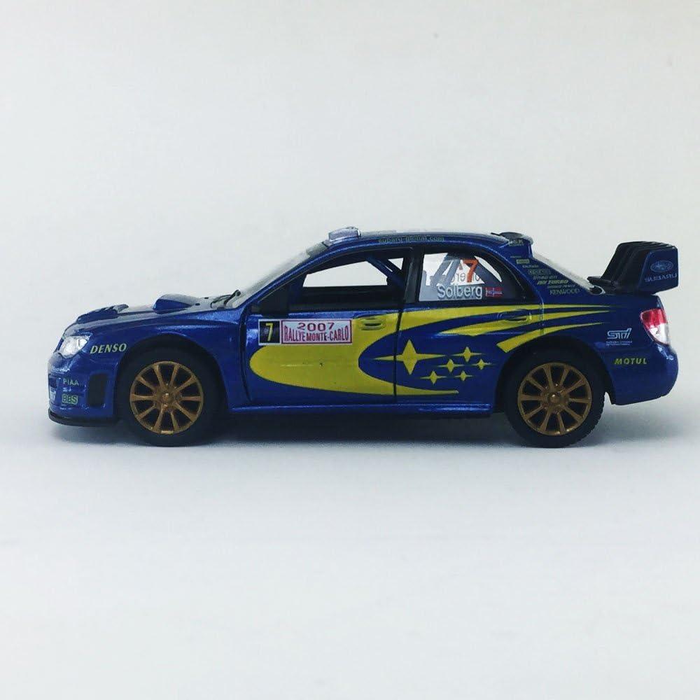 Coche Diecast Kinsmart Subaru Impreza WRC #7 Azul 1:36