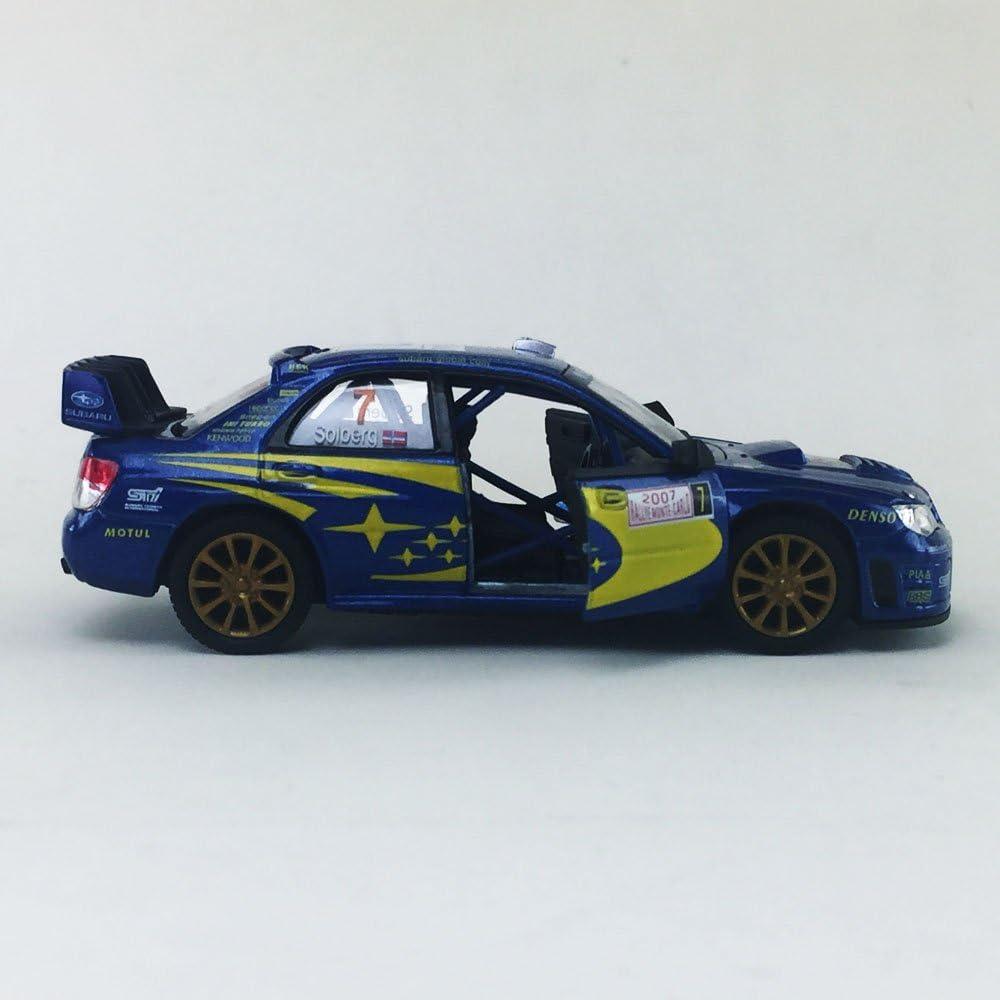 Coche Diecast Kinsmart Subaru Impreza WRC #7 Azul 1:36