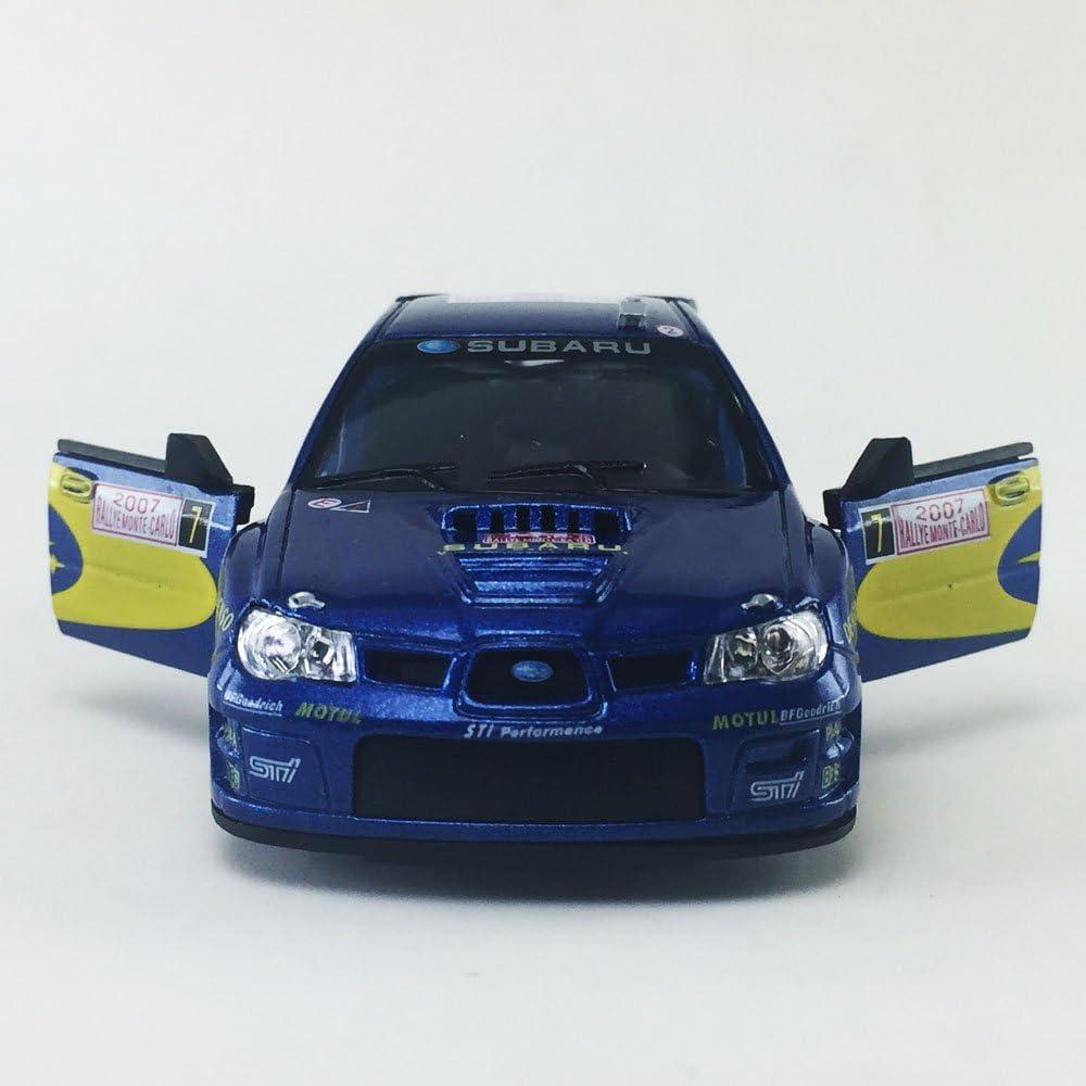 Coche Diecast Kinsmart Subaru Impreza WRC #7 Azul 1:36