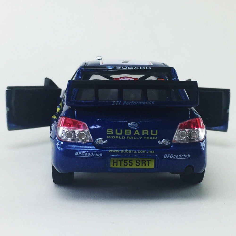 Coche Diecast Kinsmart Subaru Impreza WRC #7 Azul 1:36