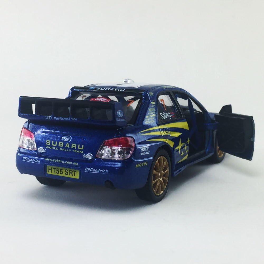 Coche Diecast Kinsmart Subaru Impreza WRC #7 Azul 1:36