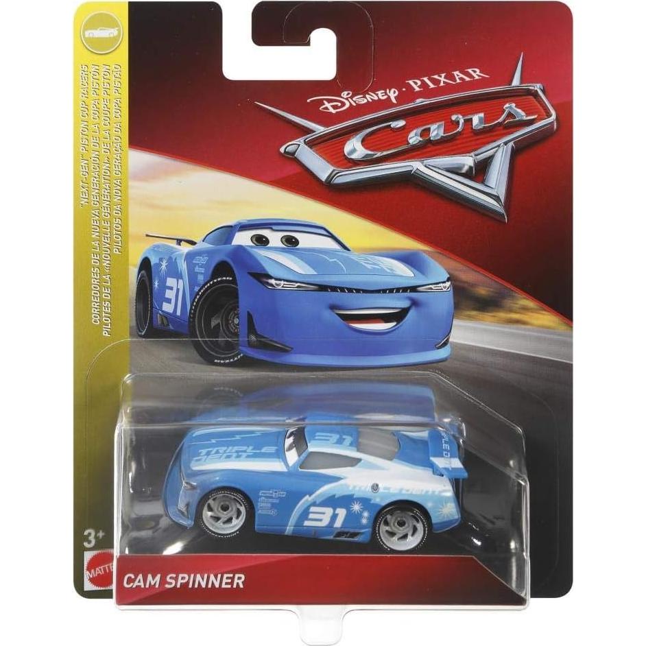 Vehículo a Escala 1:55 Disney Pixar Cars Cam Spinner