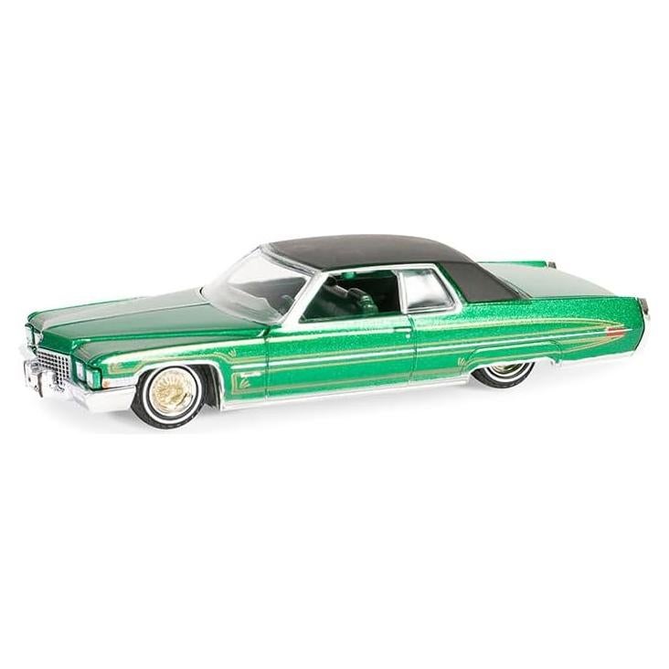 Diecast 1:64 Greenlight 63060-E Cadillac Coupe DeVille Verde y Dorado