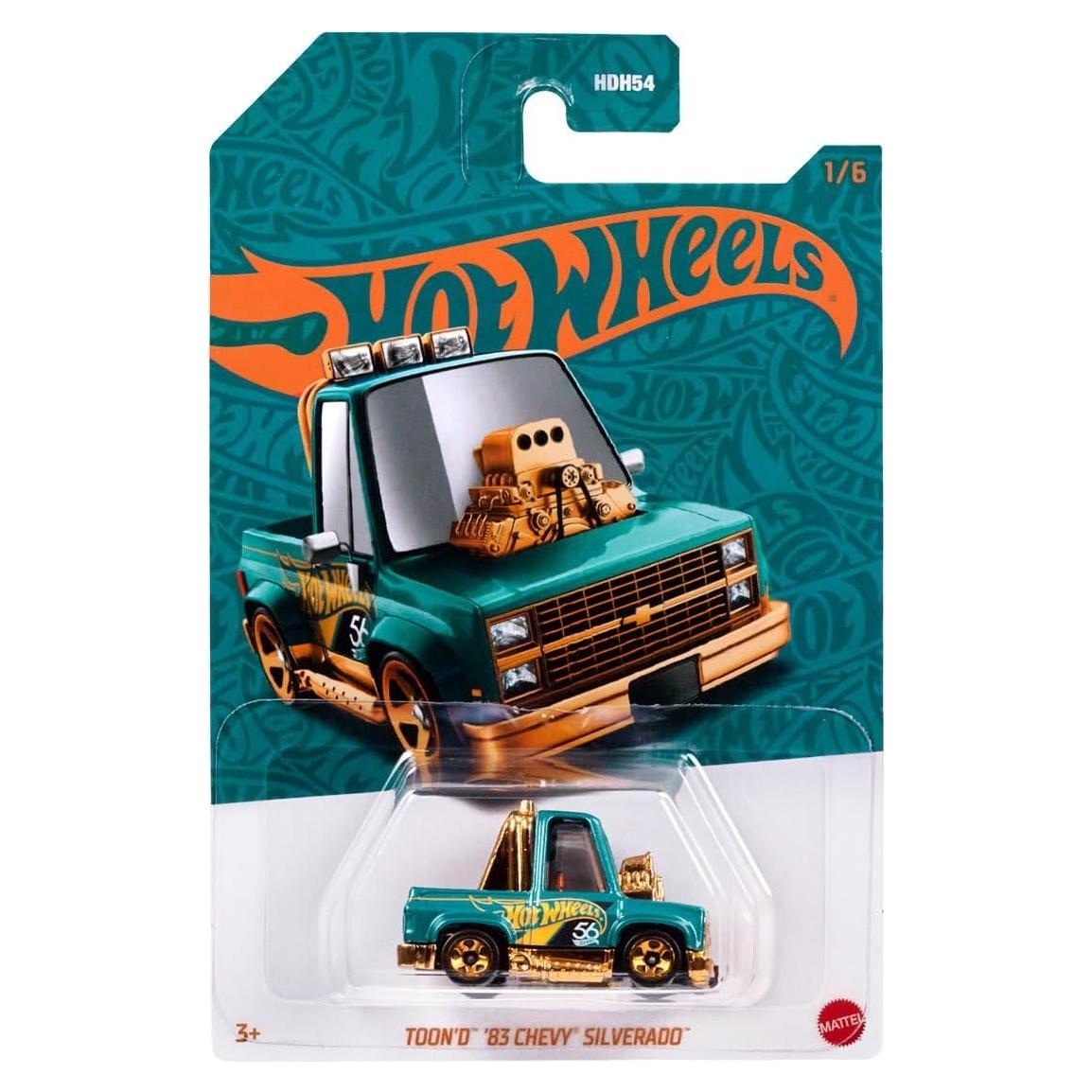 Hot Wheels Toon'd '83 Chevy Silverado Diecast 1:64