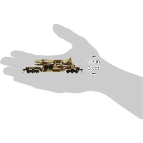 Carro Plano Militar del Desierto Bachmann Escala N 10.16 cm