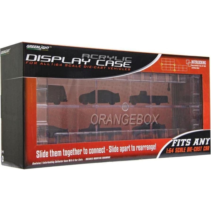 Caja de Acrílico Modular GreenLight para 6 Autos 1:64