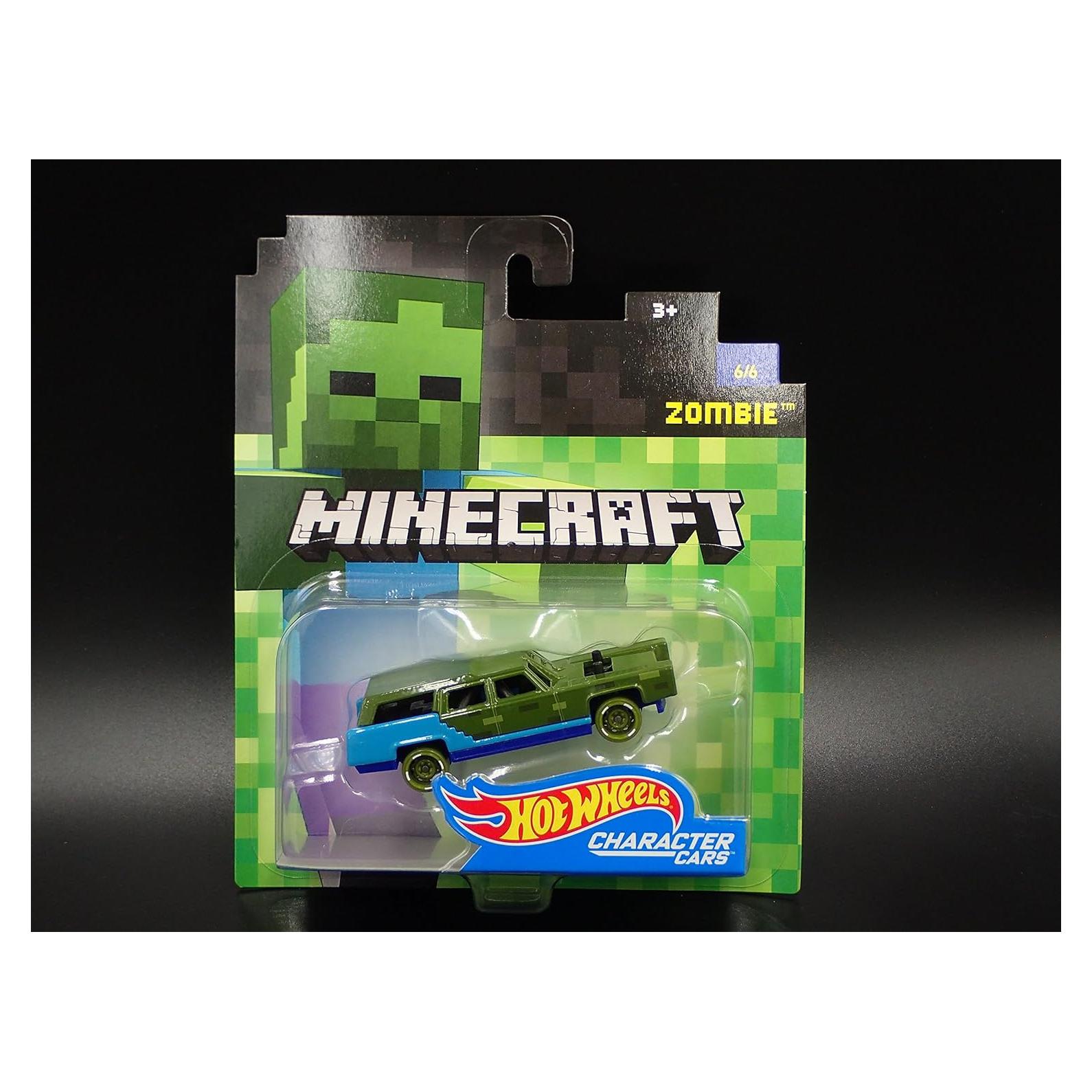 Auto de Personaje Zombie Hot Wheels Minecraft 1:64