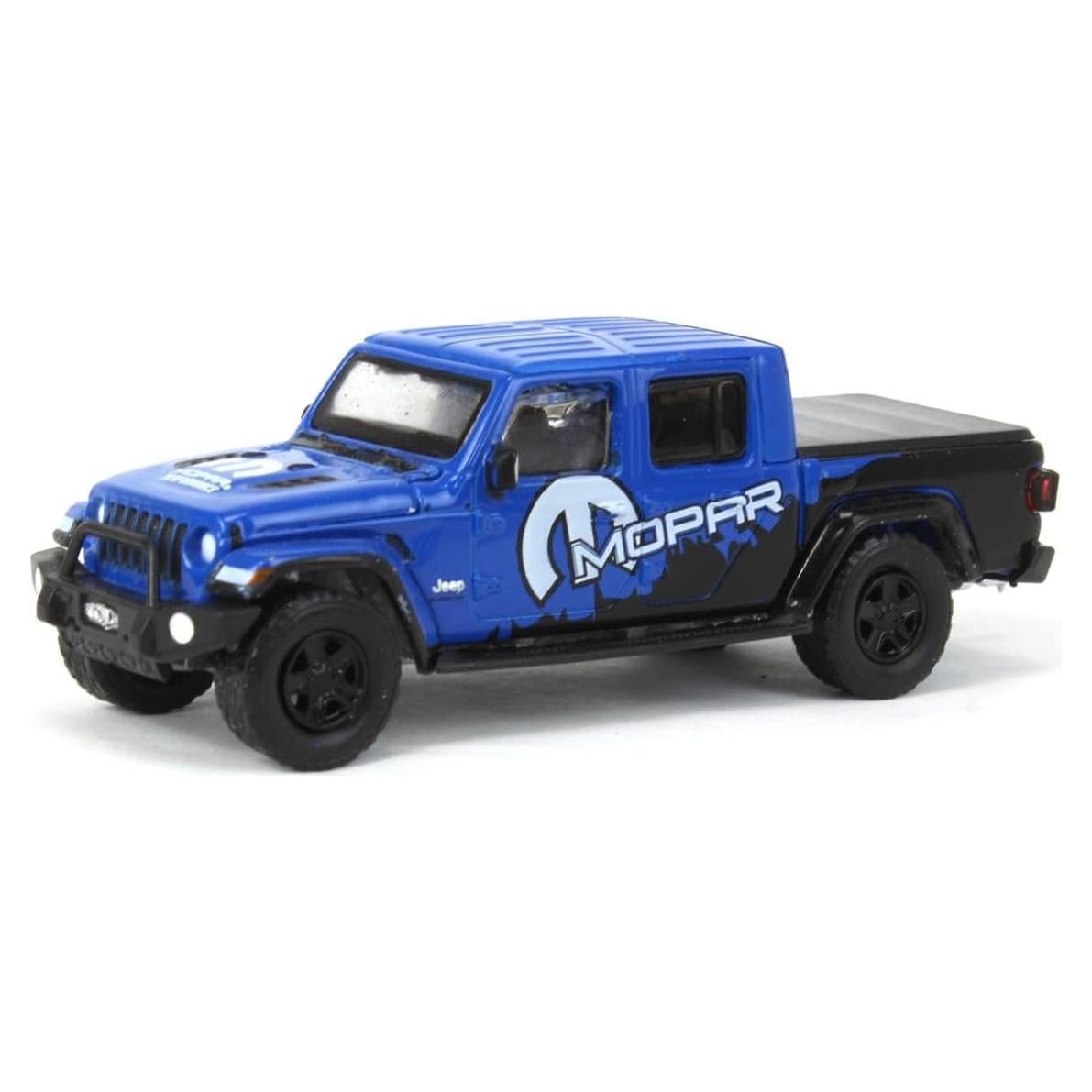 Camioneta Gladiator 2021 Greenlight 1/64 Azul y Negro
