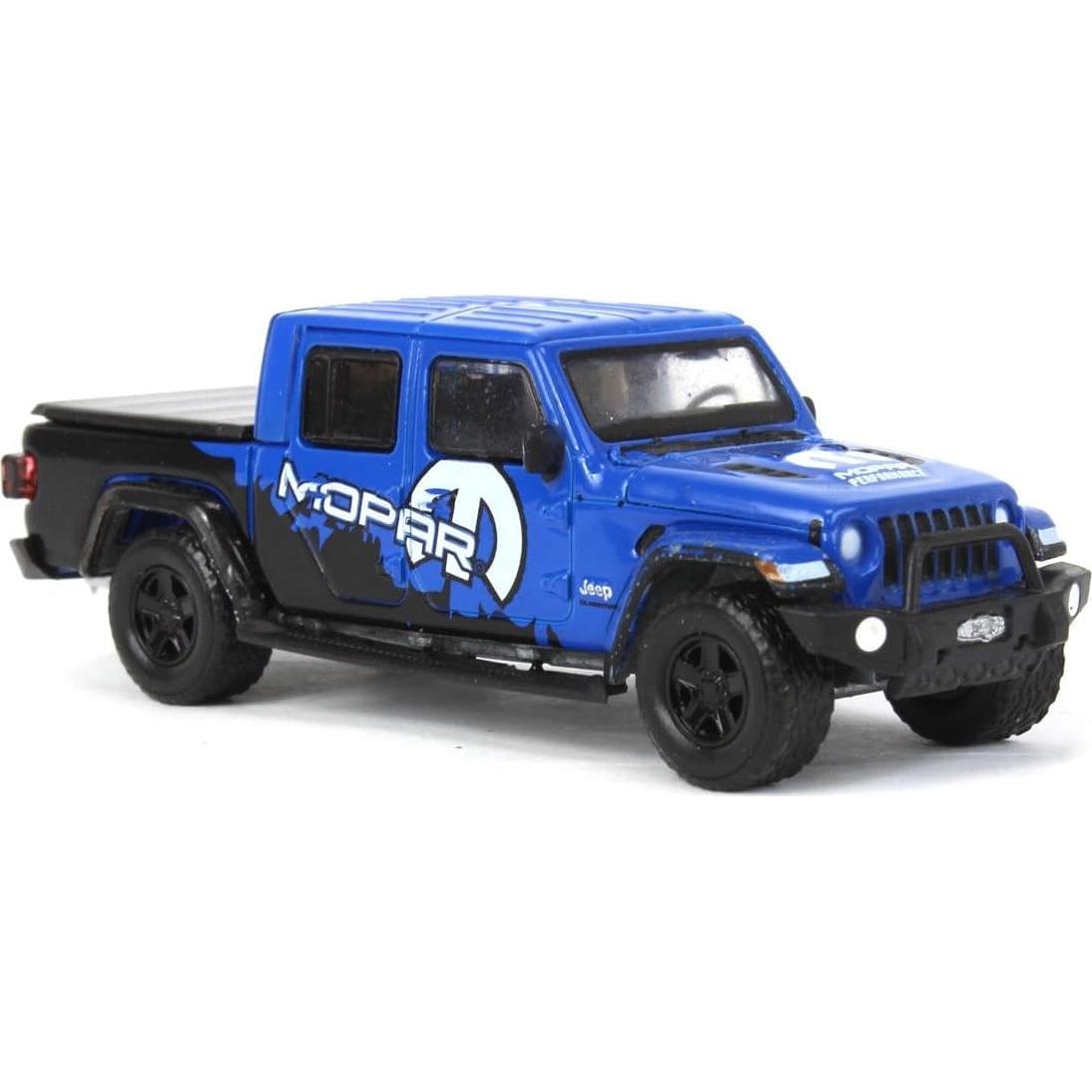 Camioneta Gladiator 2021 Greenlight 1/64 Azul y Negro