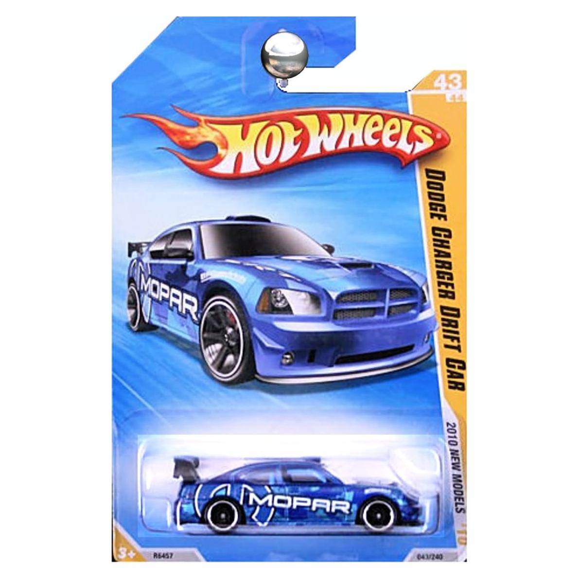 Hot Wheels Dodge Charger Drift Car Mopar 1:64 Azul