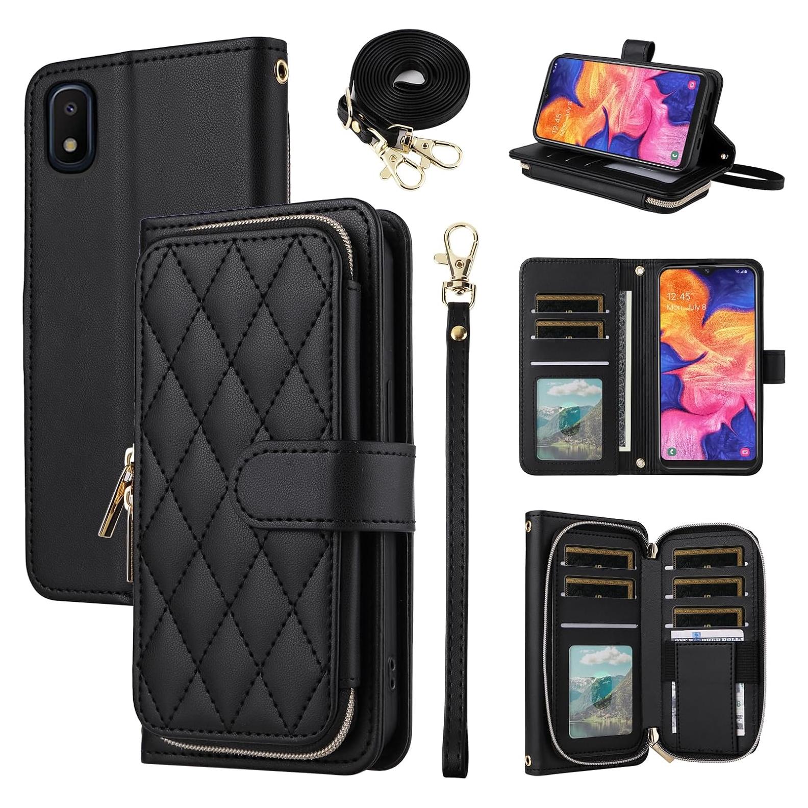 Funda Furiet para Samsung Galaxy A10e con Correa y Monedero