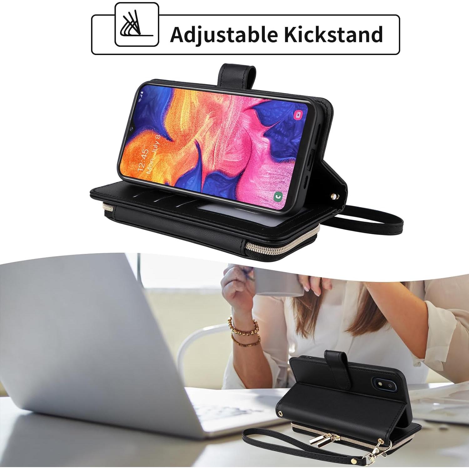 Funda Furiet para Samsung Galaxy A10e con Correa y Monedero