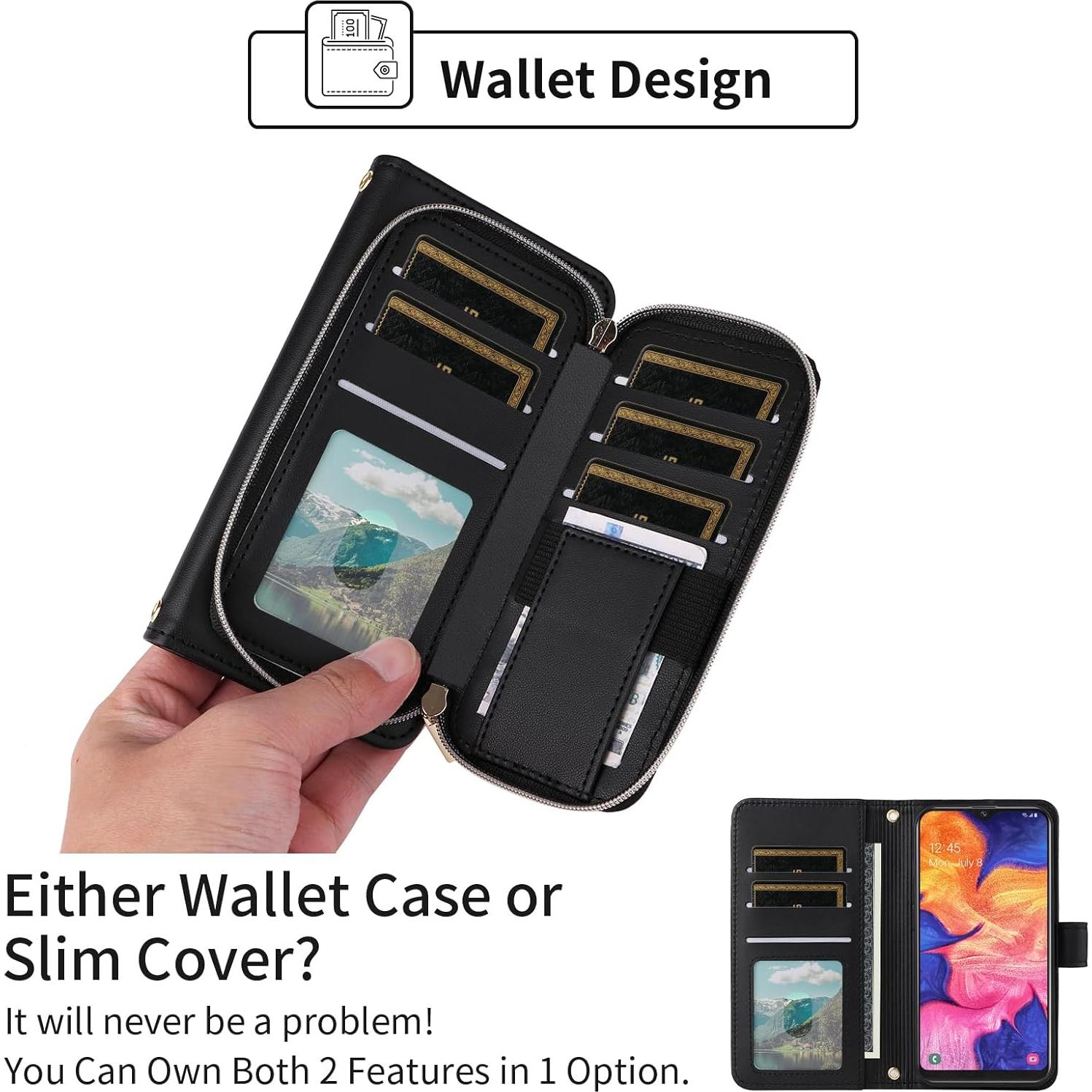 Funda Furiet para Samsung Galaxy A10e con Correa y Monedero