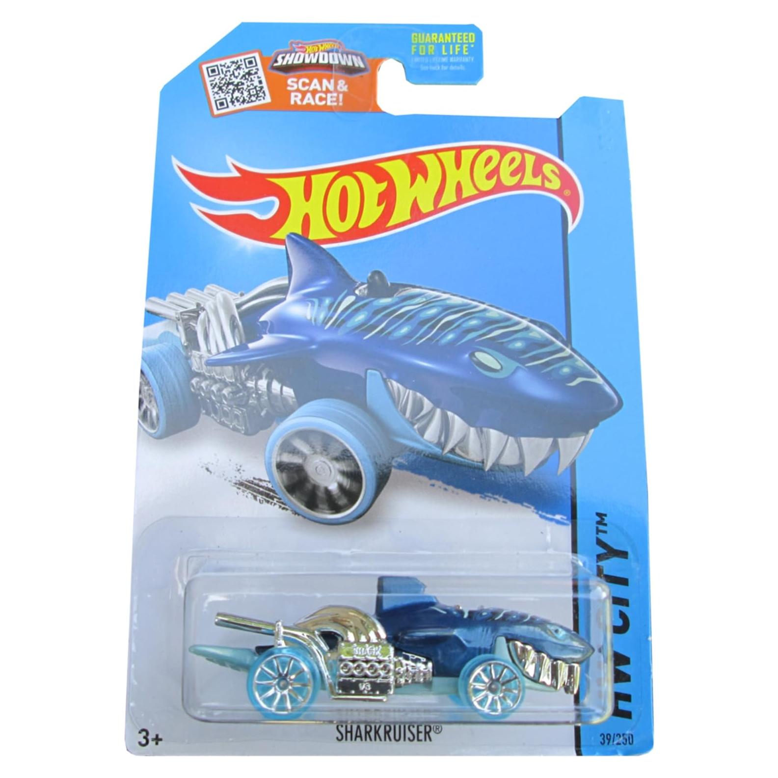 Hot Wheels Coche Tiburón Sharkruiser 1:64 Azul 39/250