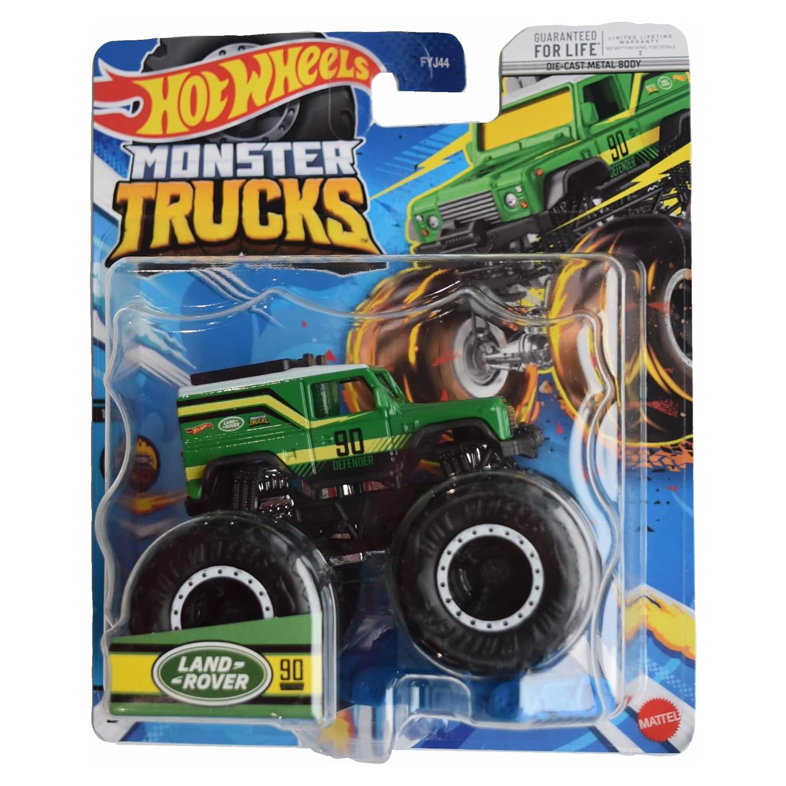Hot Wheels Monster Trucks Land Rover Defender 90 1:64