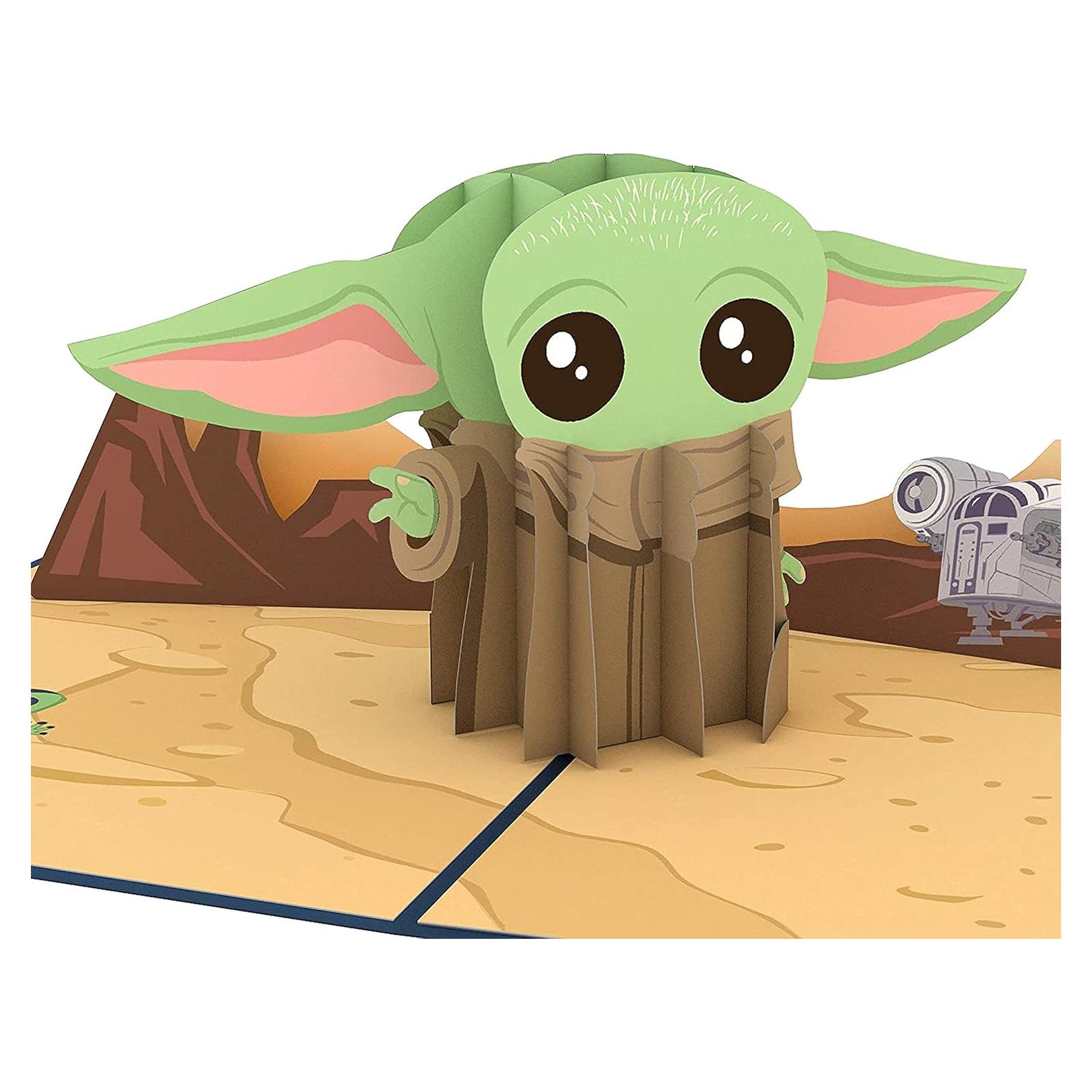 Tarjeta Pop Up Lovepop Star Wars El Niño 12.7x17.8 cm 3D