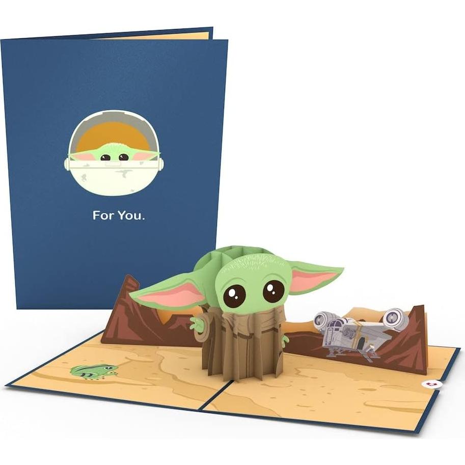 Tarjeta Pop Up Lovepop Star Wars El Niño 12.7x17.8 cm 3D