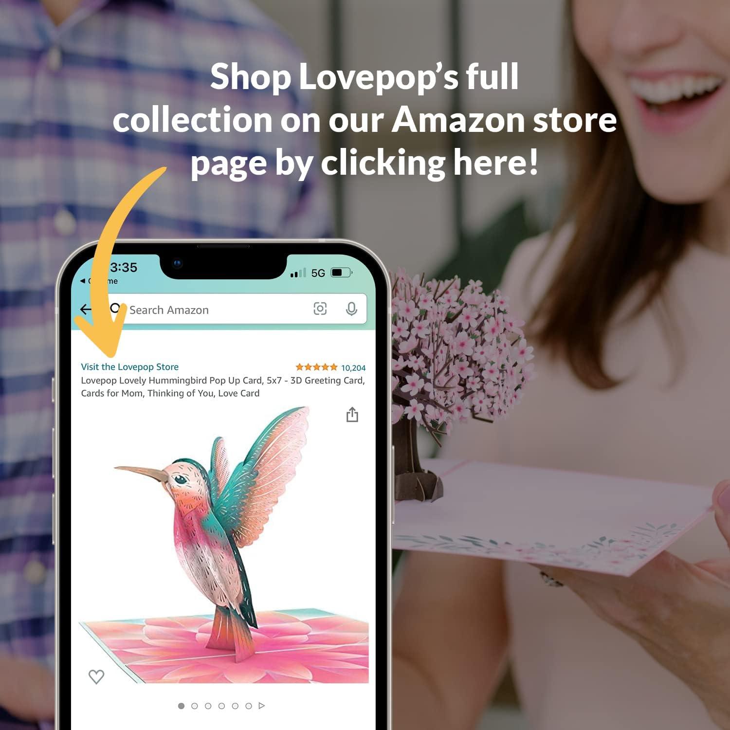 Tarjeta Pop Up Lovepop Star Wars El Niño 12.7x17.8 cm 3D