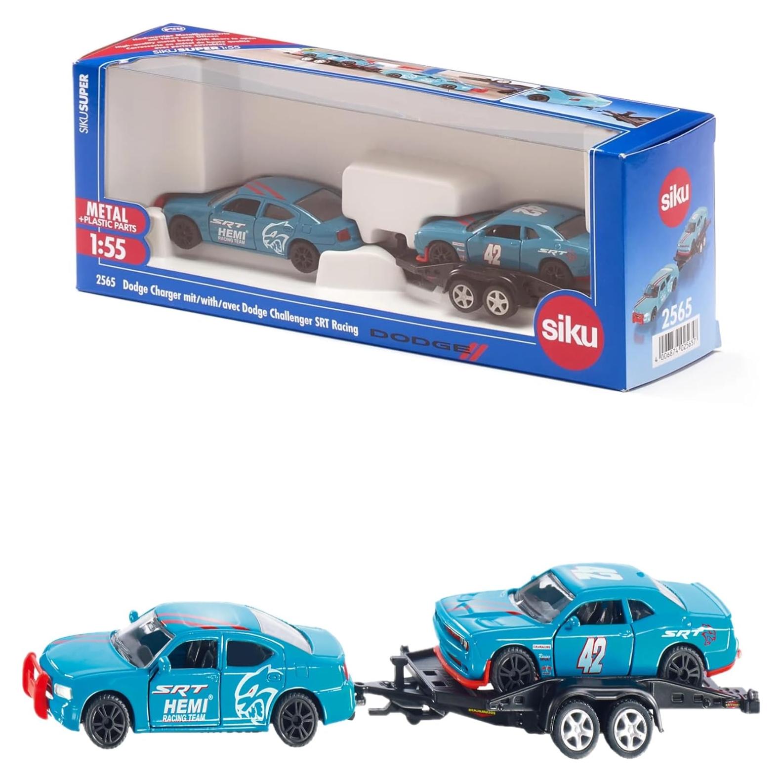 Siku 2565 Dodge Charger y Challenger SRT 1:55 Azul