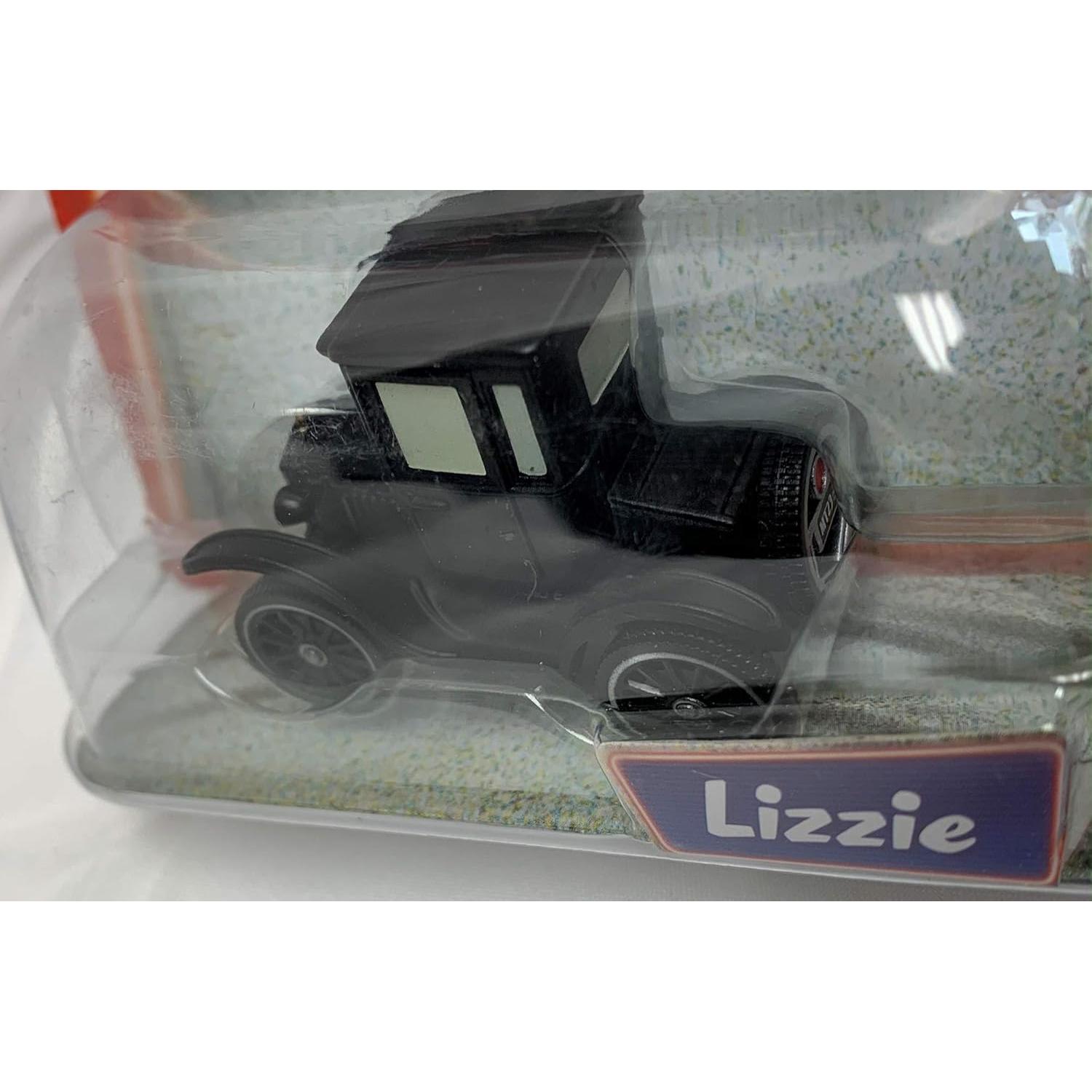 Vehículo de Acción Cars Lizzie Mattel 1:55 Metal Fundido