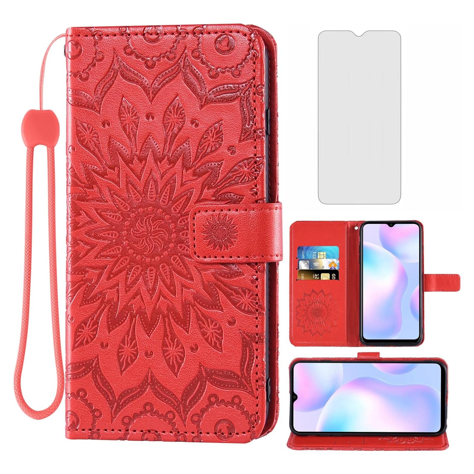 Funda Xiaomi Redmi 9A/9i Asuwish con soporte y ranuras