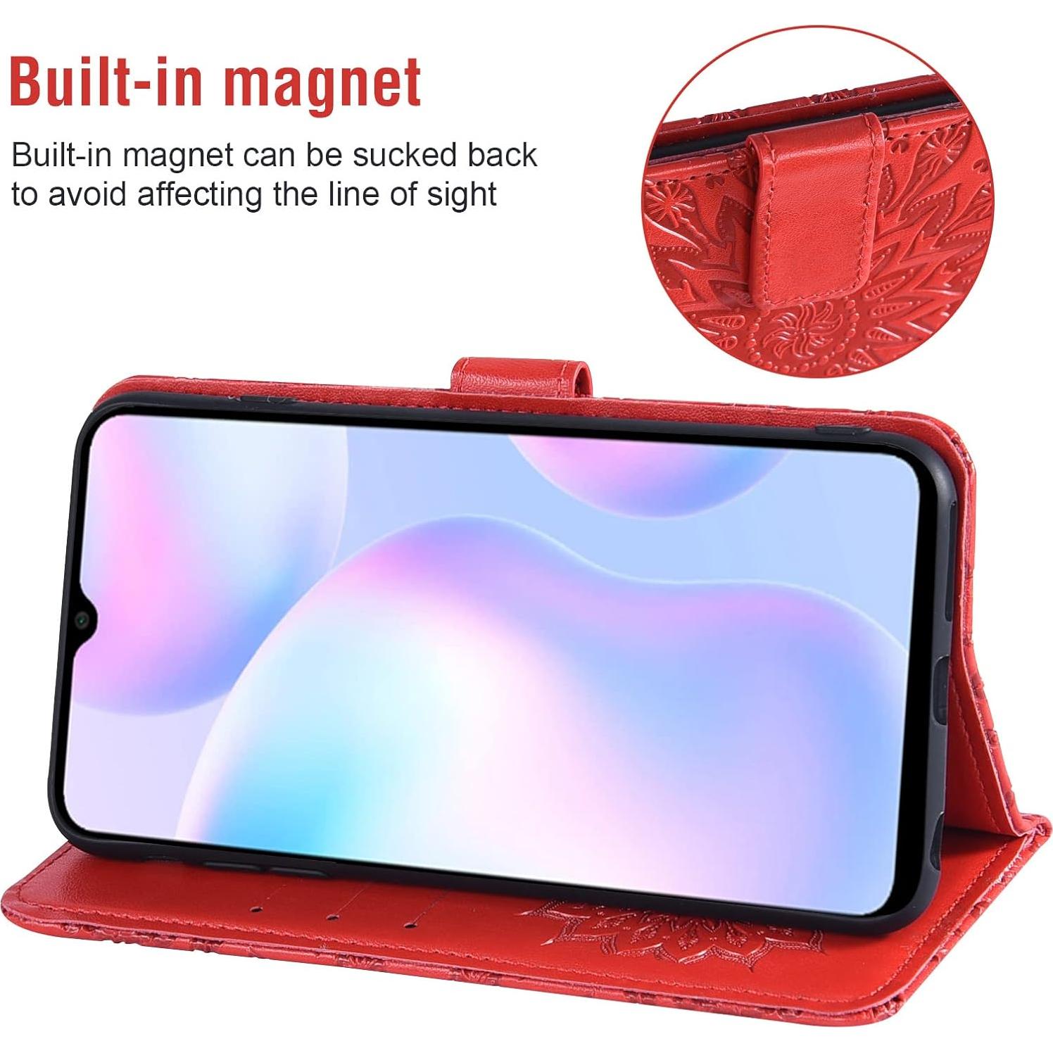 Funda Xiaomi Redmi 9A/9i Asuwish con soporte y ranuras