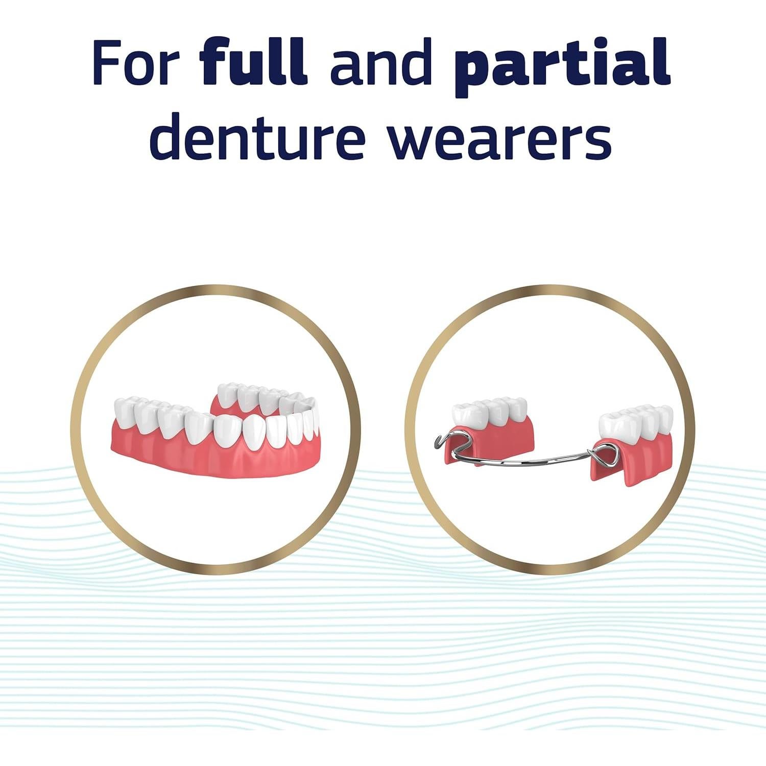 Adhesivo para Dentaduras Fixodent Pure Strength 4x70g