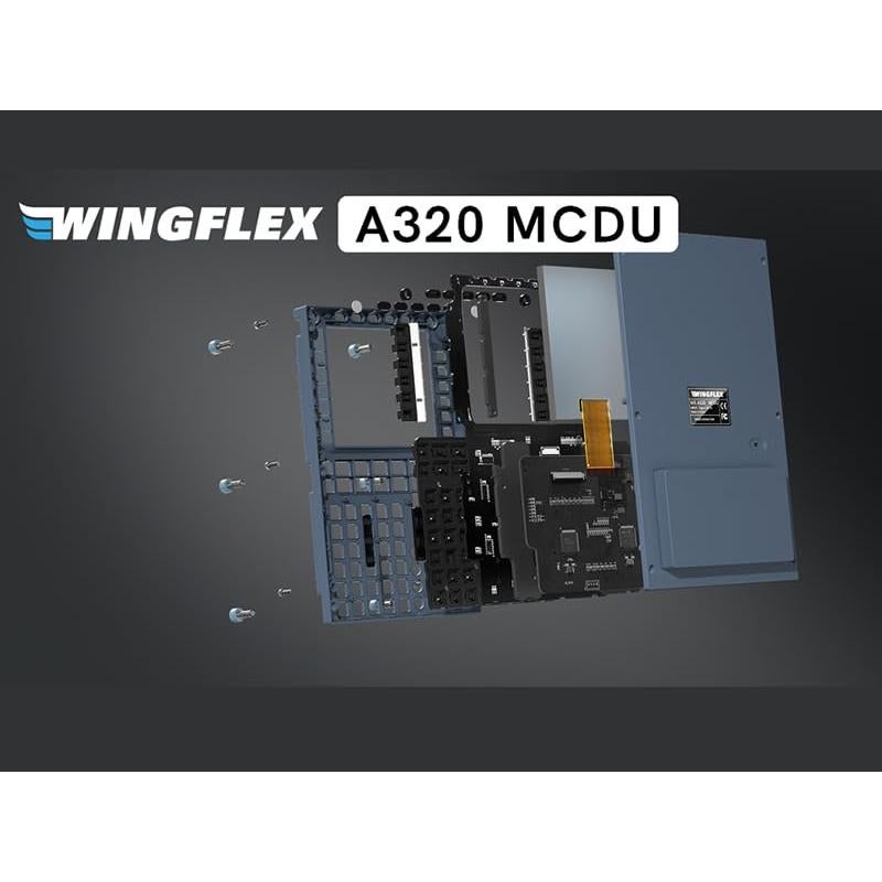 MCDU Airbus A320 WINGFLEX Pantalla Full HD Plug-and-Play