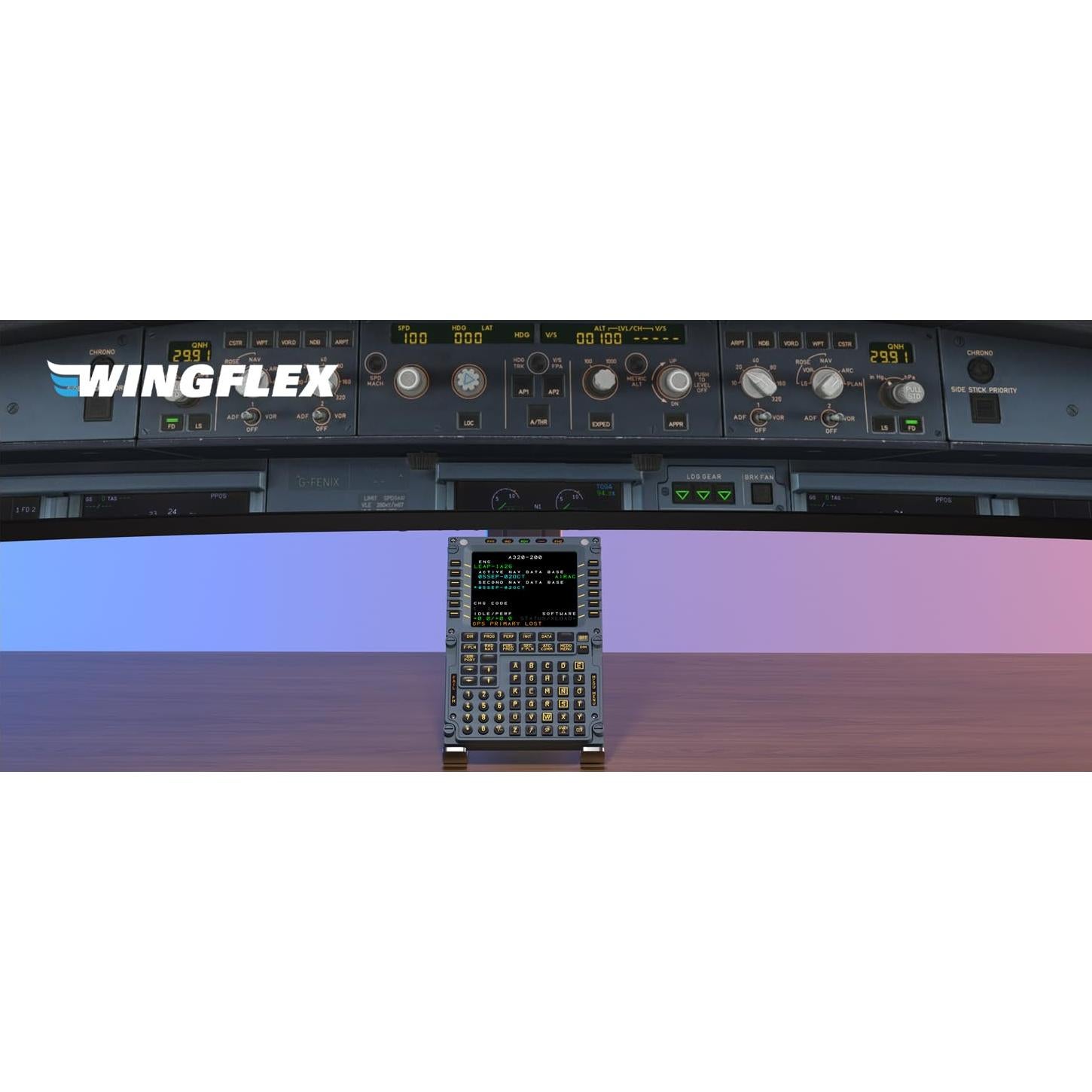 MCDU Airbus A320 WINGFLEX Pantalla Full HD Plug-and-Play