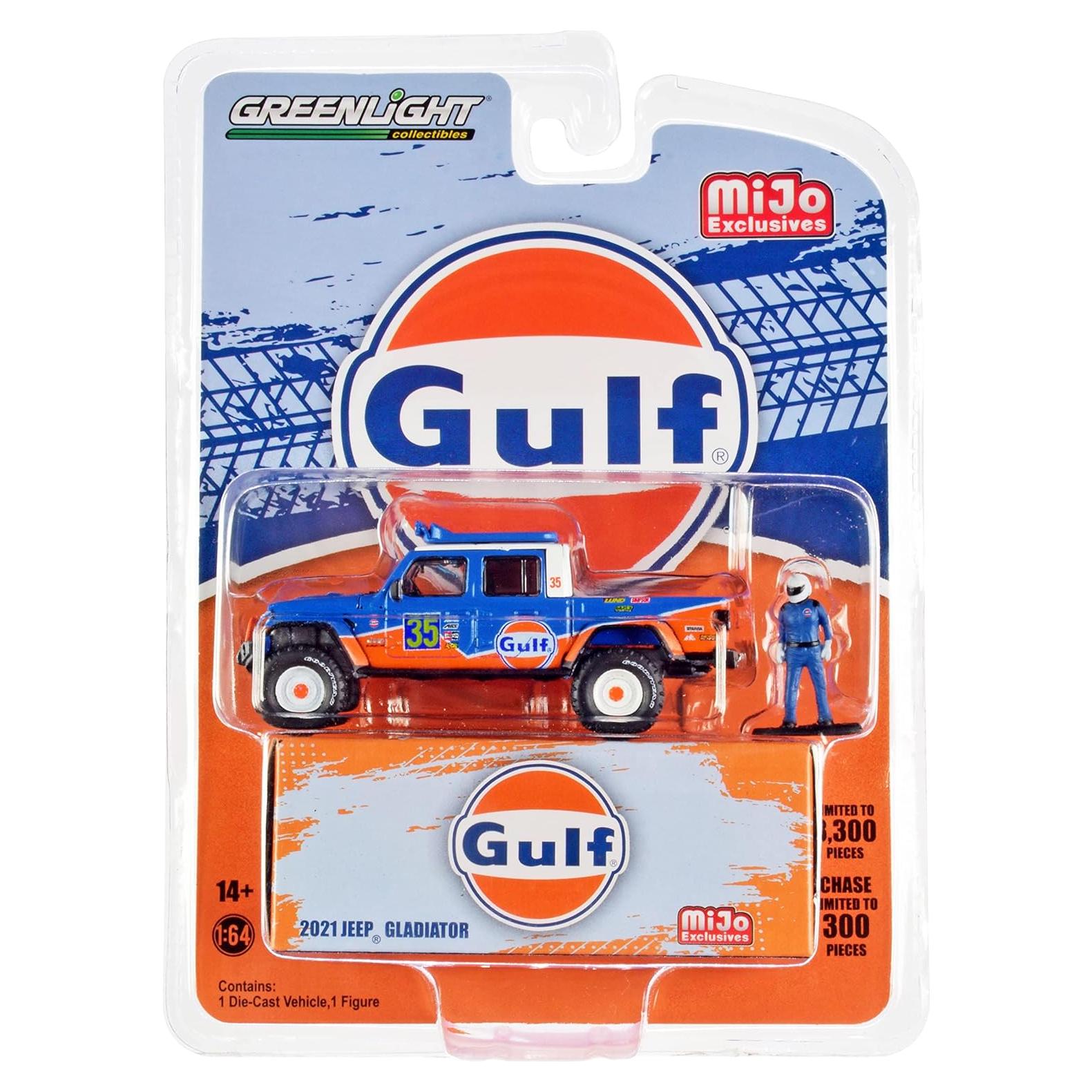 Camioneta Gladiator 2021 Edición Limitada Gulf Oil 1/64