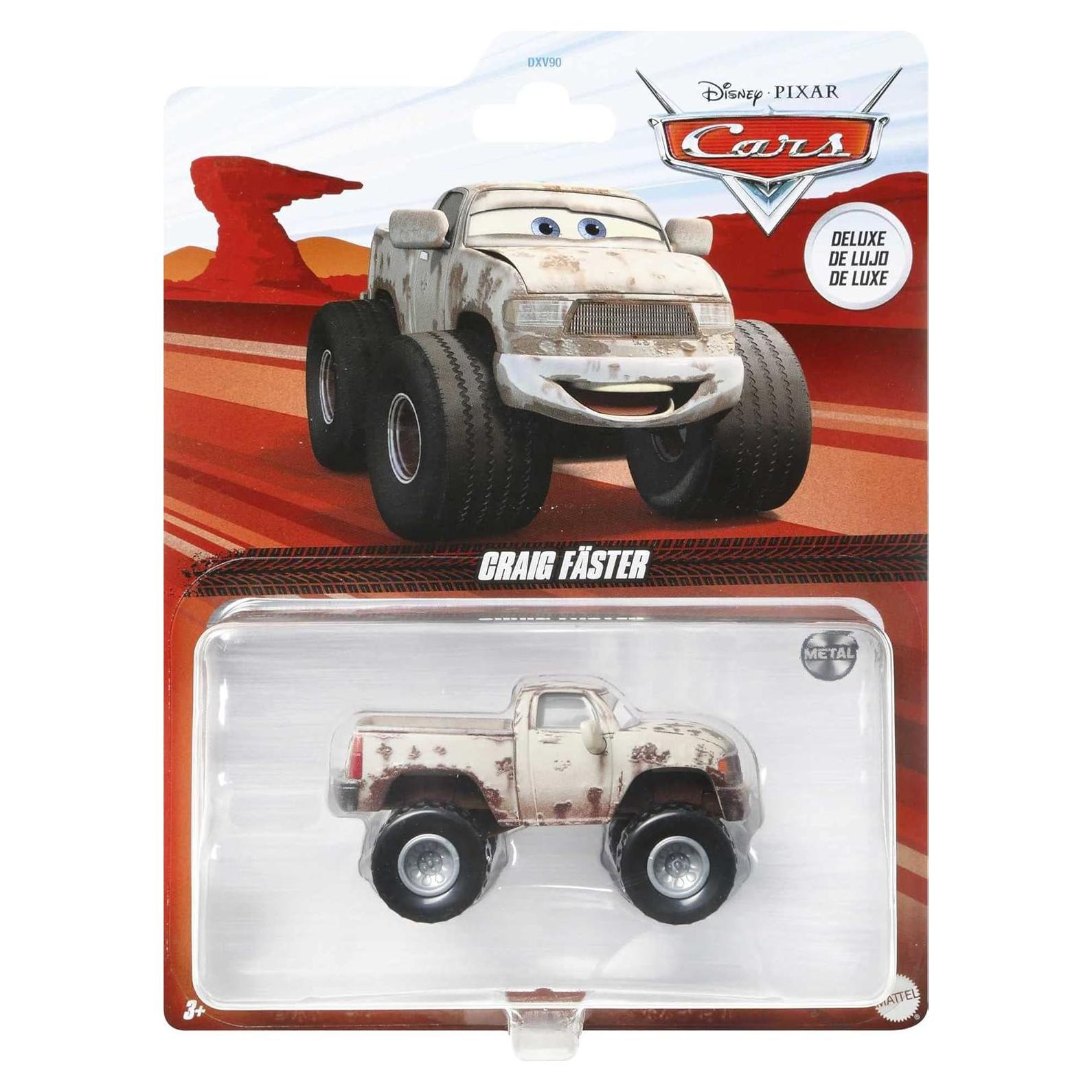 Pixar Cars Deluxe Vehicles, 1:55 Scale Die-Cast Character Cars, Collectible Toy Gifts for Kids Ages 3 Years & Older​