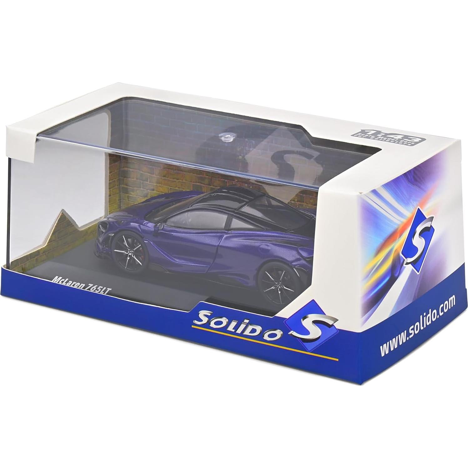 Modelo McLaren 765 LT 2020 Púrpura 1:43 Solido