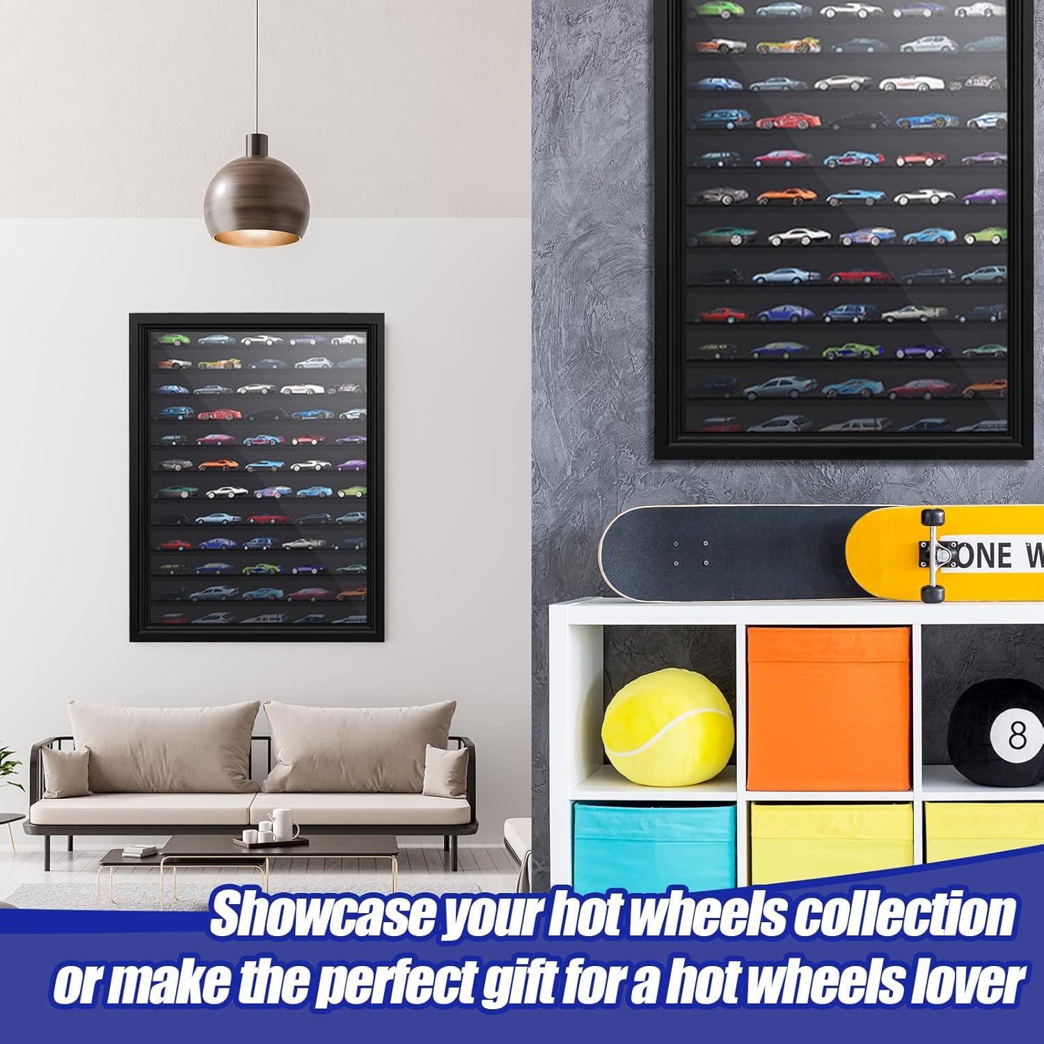 Vitrina Tatuo para Modelos de Autos 1/64 Negra 12 Compartimentos