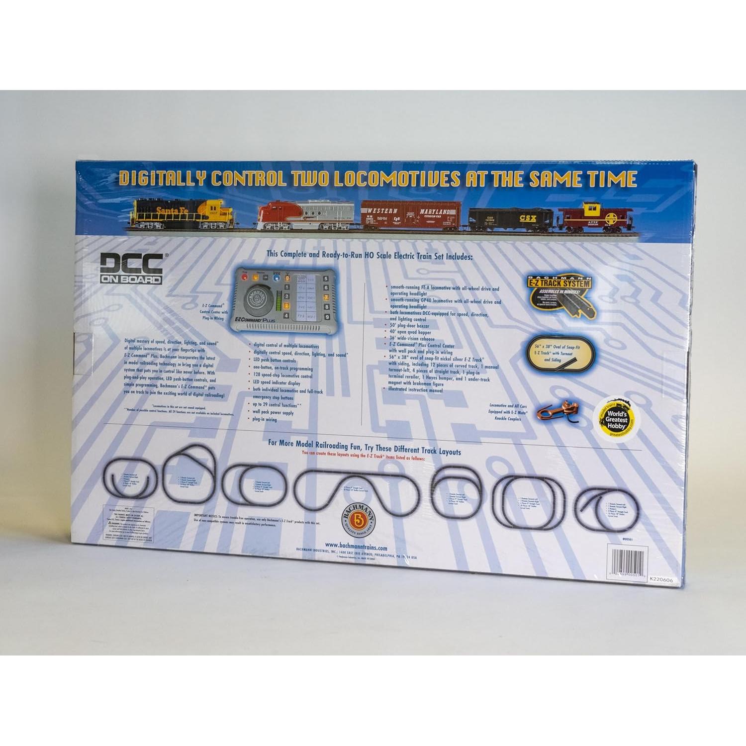 Juego de Tren Eléctrico Bachmann Digital Commander DCC Escala HO