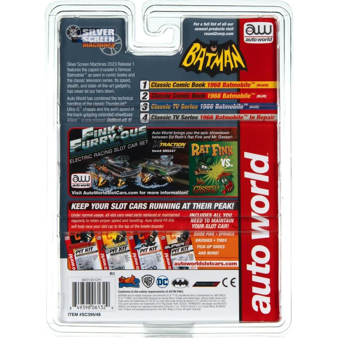 Auto World Thunderjet Batimóvil 1968 Escala 1:64 Azul