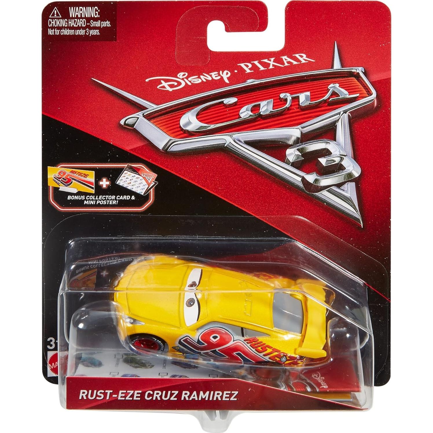 Vehículo Die-cast Mattel Cruz Ramirez 1:55 Disney Cars 3