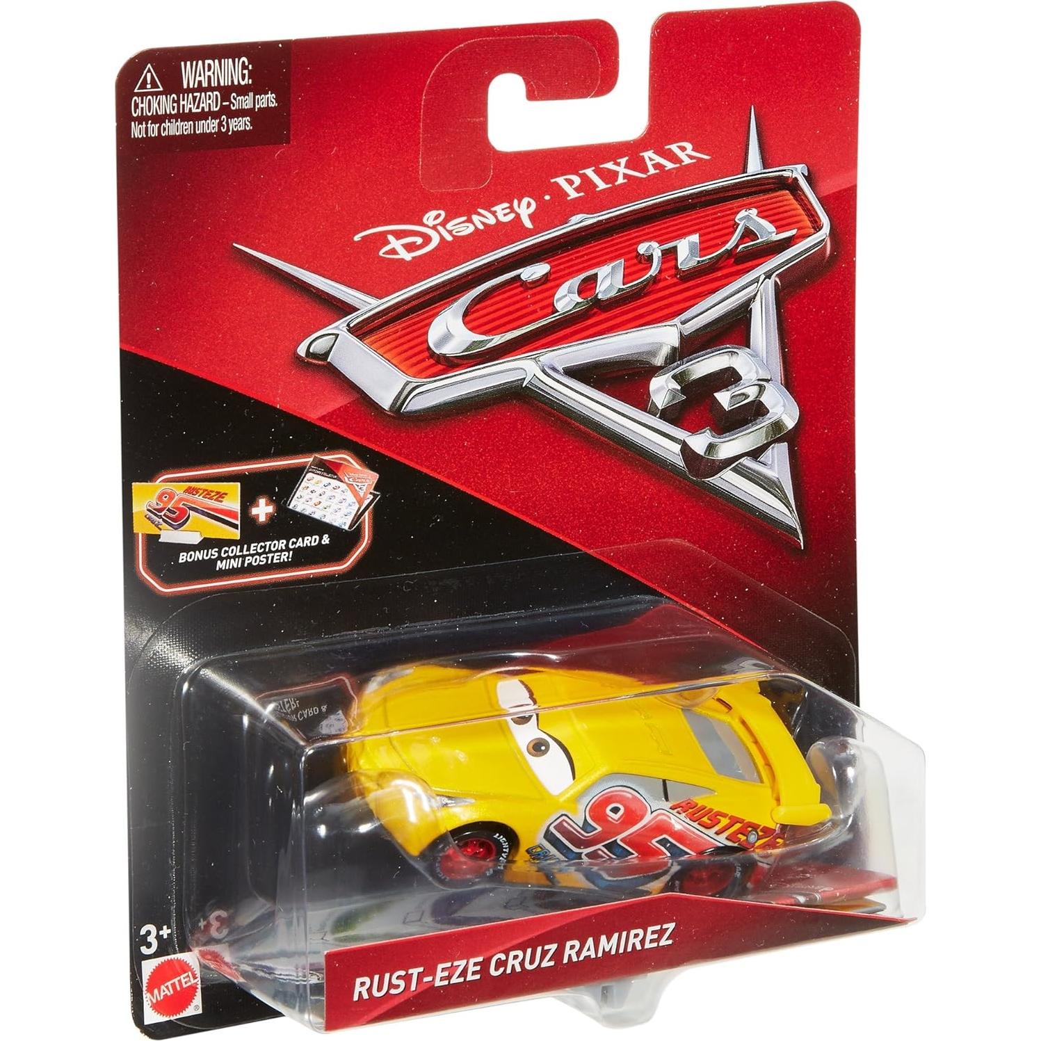 Vehículo Die-cast Mattel Cruz Ramirez 1:55 Disney Cars 3